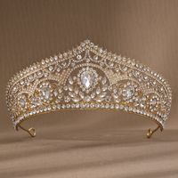 Lady Bridal Shiny Crown Alloy Diamond Crown main image 4