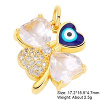 Simple Style Classic Style Animal Copper Plating Inlay Zircon 18k Gold Plated Jewelry Accessories sku image 2