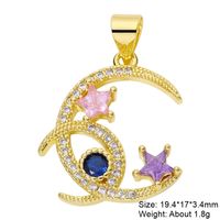 Simple Style Classic Style Animal Copper Plating Inlay Zircon 18k Gold Plated Jewelry Accessories sku image 13