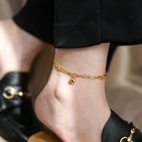 Simple Style Geometric Copper Women's Anklet main image 3