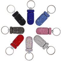 Casual Solid Color Aluminium Alloy Inlay Rhinestones Women's Keychain main image 5