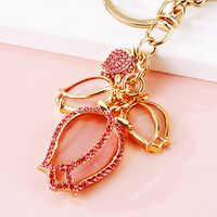 Streetwear Flower Catalpa Alloy Women's Bag Pendant Keychain main image 1