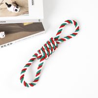 Mignon Cadeau De Noël Résistant À La Déchirure Coudes Et Attelages Molar Dog Toy Set main image 2