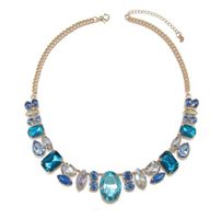 Vintage Style Oval Water Droplets Arylic Women's Necklace sku image 4