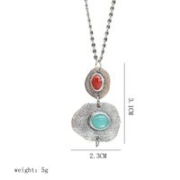 Wholesale Jewelry Bohemian Geometric Alloy Metal Plating Pendant Necklace sku image 15