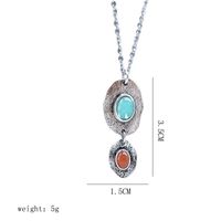 Wholesale Jewelry Bohemian Geometric Alloy Metal Plating Pendant Necklace sku image 5