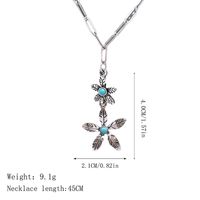 Wholesale Jewelry Bohemian Geometric Alloy Metal Plating Pendant Necklace sku image 17