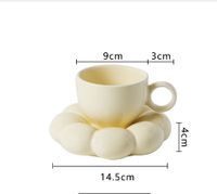 Elegant Solid Color Ceramics Mug sku image 1