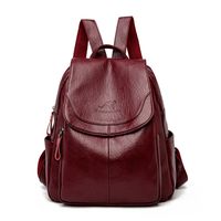 Waterproof Anti-theft Solid Color Daily Women's Backpack main image 2