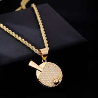 Hip-Hop Cool Style Bullet Gamepad Headset 304 Stainless Steel Copper Plating Inlay Zircon K Gold Plated Unisex Pendant Necklace main image 3
