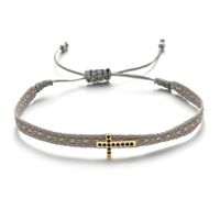 Style Simple Style Classique Rhombe Polyester Incruster Strass Unisexe Bracelets À Cordon sku image 3