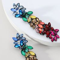 Retro Lady Gradient Color Rhinestone Inlay Artificial Gemstones Women's Drop Earrings main image 6