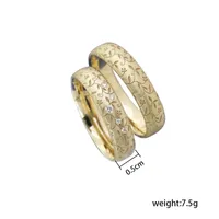 Romantic Simple Style Plant Alloy Plating Inlay Rhinestones Gold Plated Couple Rings main image 2