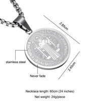 Ethnic Style Human Stainless Steel Plating Unisex Pendant Necklace sku image 1