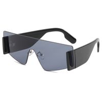Einfacher Stil Pendeln Farbblock Pc Ovaler Rahmen Rahmenlos Männer Sonnenbrille sku image 1