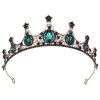 Retro Lady Bridal Crown Alloy Diamond Crown main image 1