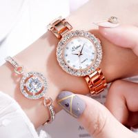 Modern Style Solid Color Jewelry Buckle Quartz Women's Watches main image 1