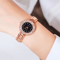 Modern Style Solid Color Jewelry Buckle Quartz Women's Watches sku image 3
