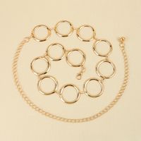 Basic Solid Color Metal Women's Chain Belts main image 2