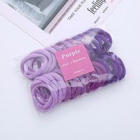 Sweet Solid Color Cord Knitting Hair Tie sku image 2
