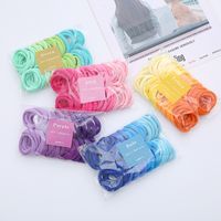 Sweet Solid Color Cord Knitting Hair Tie main image 3