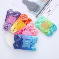 Sweet Solid Color Cord Knitting Hair Tie main image 1