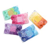 Sweet Solid Color Cord Knitting Hair Tie main image 2