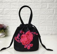 Bolso De Cubo Pequeño Para Todas Las Estaciones De Lona Estilo Vintage Para Mujer sku image 2