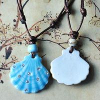 Ethnic Style Shell Ceramics Women's Pendant Necklace main image 2