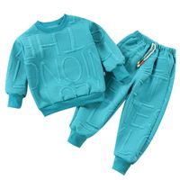 Sports Letter Polyester Boys Clothing Sets main image 5