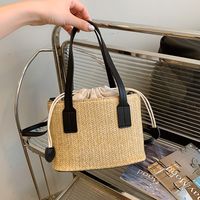 Women's Spring&summer Straw Basic Shoulder Bag Handbag main image 3