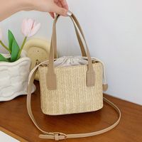 Women's Spring&summer Straw Basic Shoulder Bag Handbag main image 2