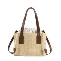 Women's Spring&summer Straw Basic Shoulder Bag Handbag sku image 2