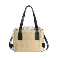Women's Spring&summer Straw Basic Shoulder Bag Handbag sku image 3