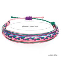 Simple Style Waves Rhombus Cord Women's Bracelets main image 4