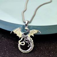 Hip-hop Dragon Alloy Plating Gold Plated Men's Pendant Necklace main image 5