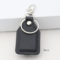 Simple Style Letter Pu Leather Zinc Alloy Patchwork Keychain main image 3