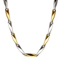 Casual Streetwear Geometric Stainless Steel Men's Necklace sku image 1