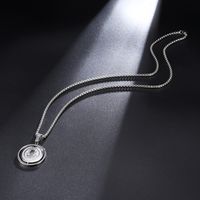 Simple Style Classic Style Oval Stainless Steel Unisex Pendant Necklace main image 7