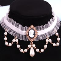 Modern Style Streetwear Bow Knot Alloy Lace Women's Choker main image 4