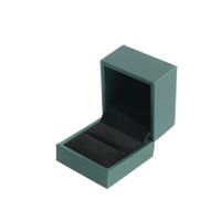 Simple Style Solid Color PU Leather Jewelry Boxes sku image 1