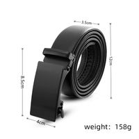 Classic Style Streetwear Solid Color Pu Leather Iron Men'S Leather Belts main image 8