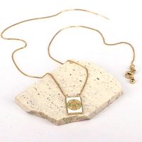 Streetwear Animal Star Moon Copper Plating Gold Plated Pendant Necklace sku image 10