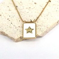 Streetwear Animal Star Moon Copper Plating Gold Plated Pendant Necklace main image 2