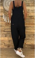 Women's Daily Casual Solid Color Full Length Pocket Jumpsuits main image 3