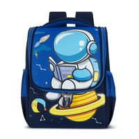 Rabbit Cartoon Astronaut Holiday School Shopping School Backpack sku image 5