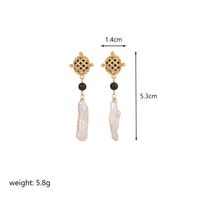 1 Pair Vintage Style Lucky Knot Plating Copper 18k Gold Plated Drop Earrings sku image 1