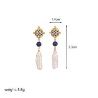 1 Pair Vintage Style Lucky Knot Plating Copper 18k Gold Plated Drop Earrings sku image 2