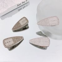 Elegant Simple Style Water Droplets Alloy Inlay Zircon Hair Clip main image 2