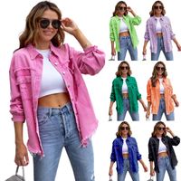 Women's Streetwear Solid Color Single Breasted Coat main image 1